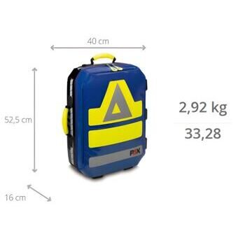 PAX Notfallrucksack P5/11 M, PAX-Tec blau - 2.0