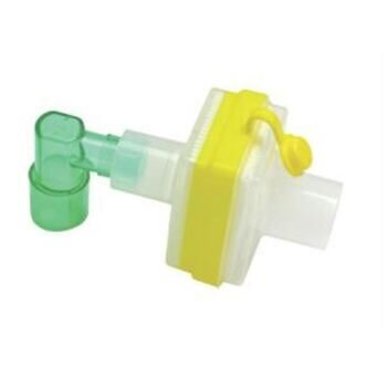 Hydro-Guard Mini Bakterien/Virus-Filter mit Luer Port und starrem Winkel, Adult/Paediatrie