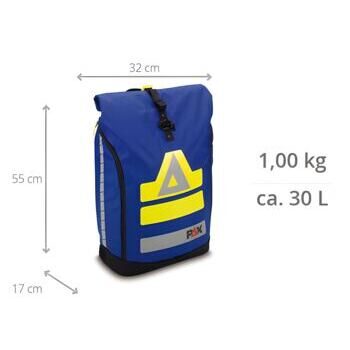 PAX- Roller-Daypack, PAX-Rip Tec dunkelblau