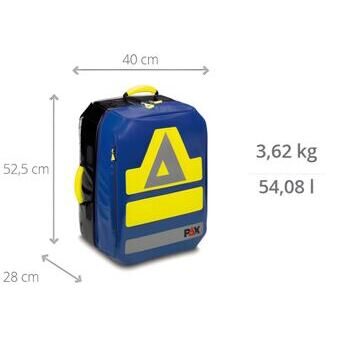 PAX Notfallrucksack P5/11 XL, PAX-Tec blau - 2.0