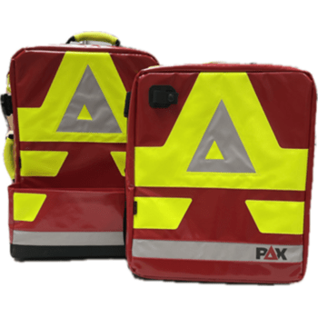 PAX DRF Notfallrucksack, PAX-Tec rot - Rendsburg, 14cm Korpus Tiefe