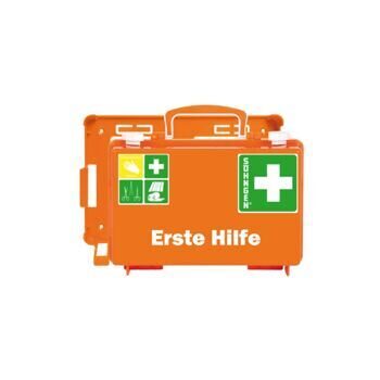 Erste Hilfe-Koffer QUICK-CD Norm orange SUISSE