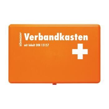 Verbandkasten KIEL KU-orange mit Füllung Standard DIN 13157 - ohne Wandhalterung