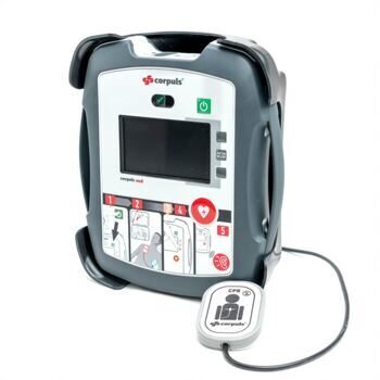 Paket 5 : corpuls aed (Halbautomat), mit prime CPR Einwegsensor, Batterie corpuls aed, corPatch easy