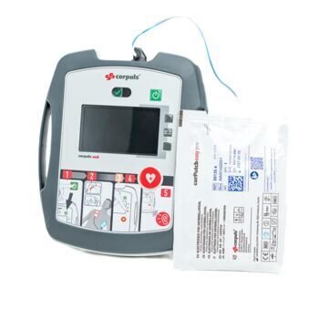 Paket 1 (HA): corpuls aed (Halbautomat), ohne prime CPR, Batterie corpuls aed, corPatch easy pre-