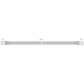 15mm Silikon-Beatmungsschlauch wiederaufbereitbar, Pädiatrie, 1.5m