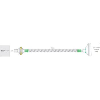 Smoothbore Cough Assist-System 1.0m, Erwachsene