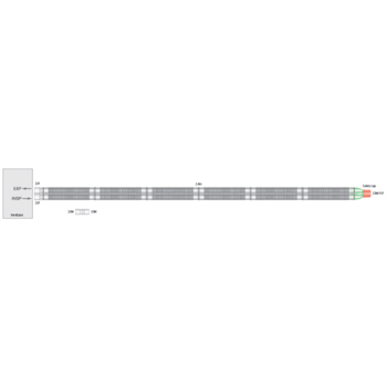 22mm Flextube Beatmungssystem Erwachsene 2.4m