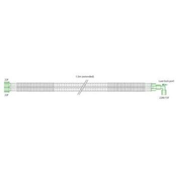 15mm Compact Beatmungssystem Kinder 1.5m mit Luer-Winkel