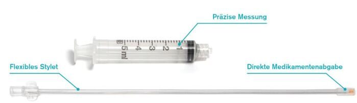 DART-Reach Zerstäuber mit 5ml Spritze, 218mm