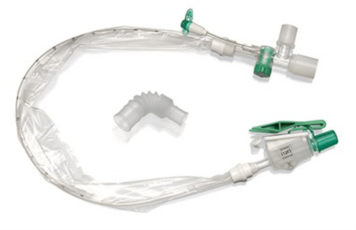 TrachSeal Geschlossenes Absaugsystem für Erwachsene, endotracheal 72 Std., CH12, 54cm, weiss