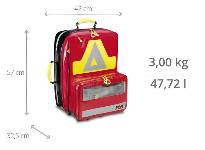 PAX Wasserkuppe L-AED, PAX-Tec rot - 2019