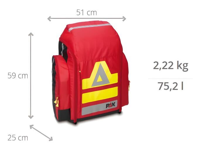 PAX Flight Medic L, PAX-Rip-Tec rot - 2019