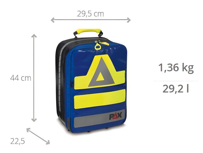 PAX SEG Rucksack Klein, PAX-Plan dunkelblau - 2019