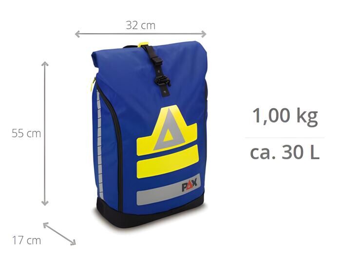 PAX- Roller-Daypack, PAX-Rip Tec dunkelblau