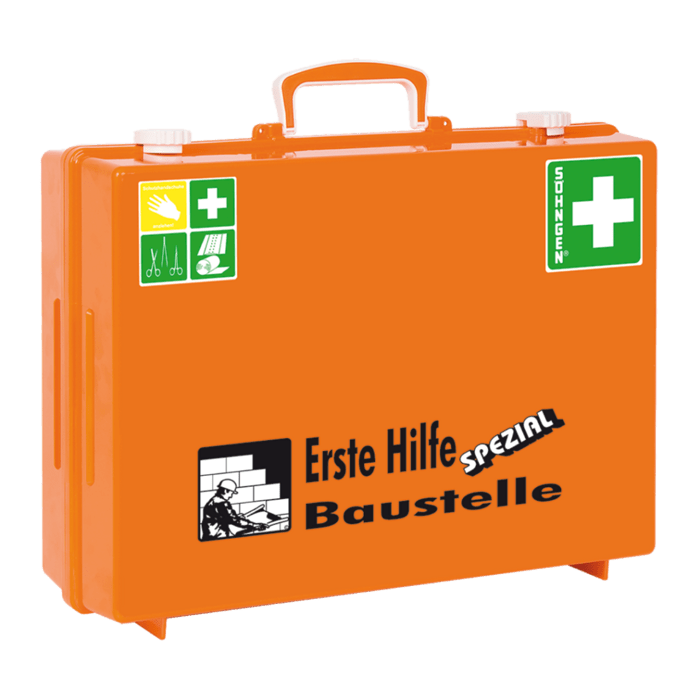 Erste-Hilfe SPEZIAL MT-CD, Baustelle, inklusive Wandhalterung