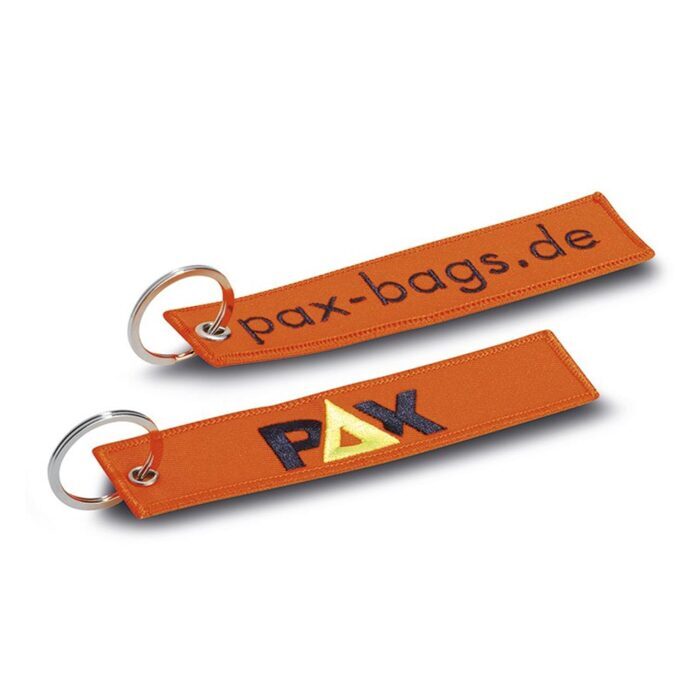 PAX-Schlüsselanhänger, tagesleuchtorange