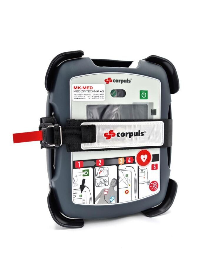 Paket 8 (HA): corpuls aed (Halbautomat), ohne prime CPR, Batterie corpuls aed, corPatch easy pre-